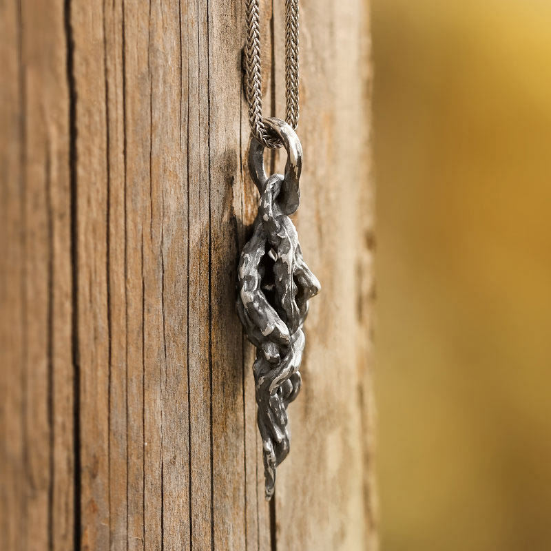 WorldNorse 999 Sterling Silber Rankenhalskette