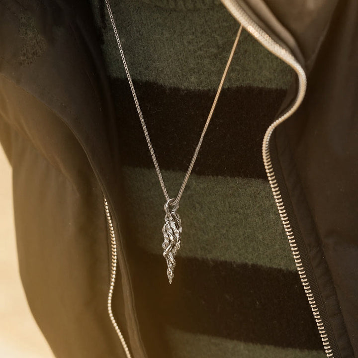 WorldNorse 999 Sterling Silber Rankenhalskette