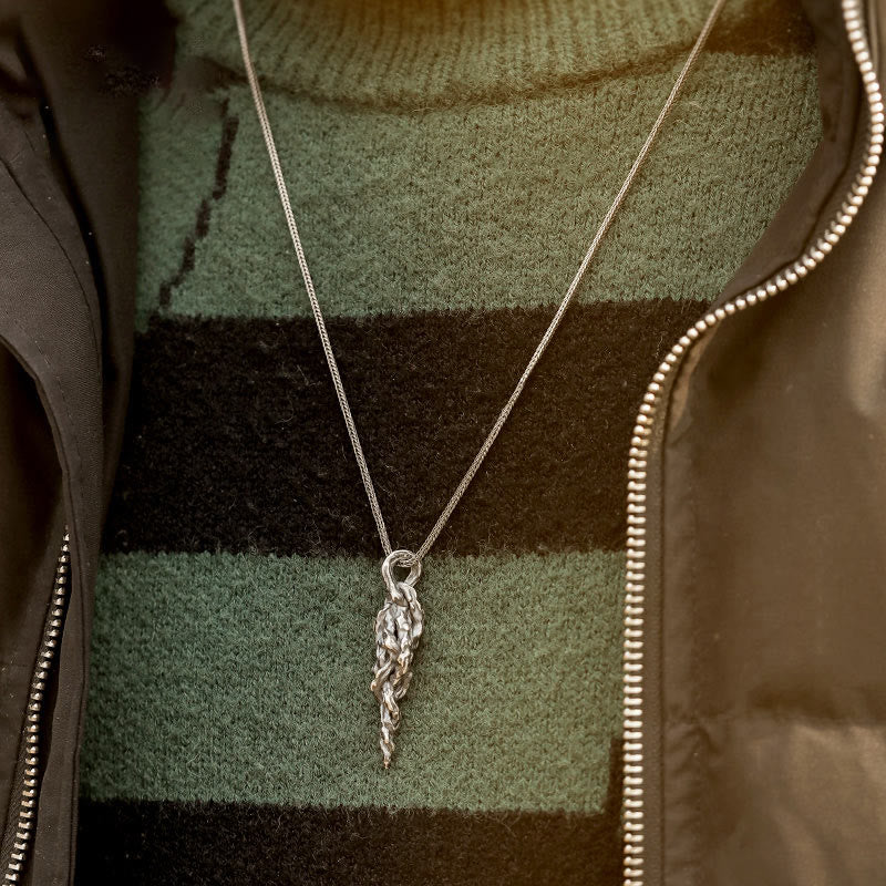 WorldNorse 999 Sterling Silber Rankenhalskette