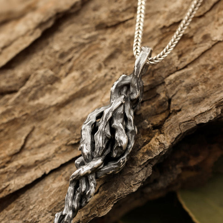 WorldNorse 999 Sterling Silber Rankenhalskette