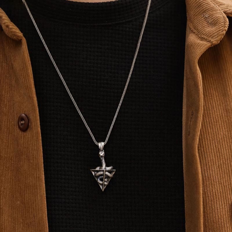 WorldNorse Schlangenhalskette aus 925er Sterlingsilber