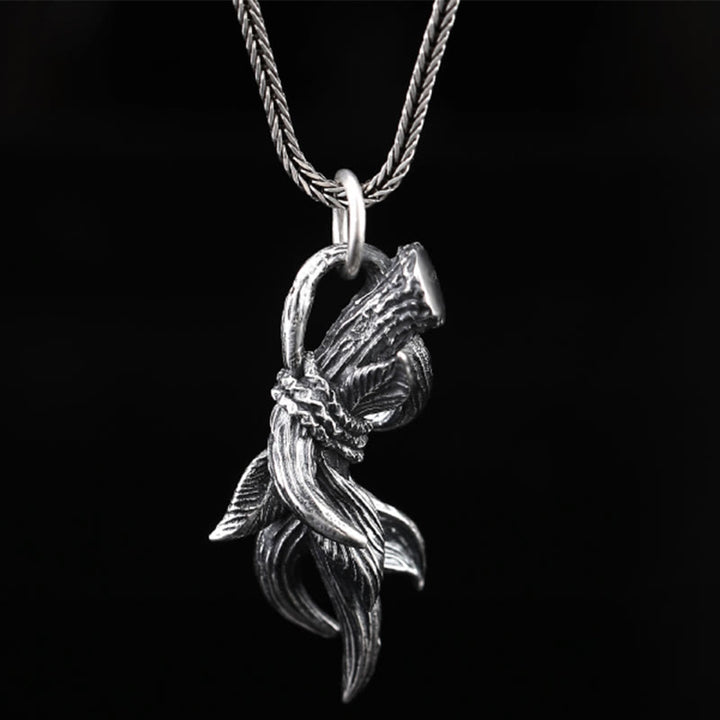 WorldNorse Halskette mit Hirschhörnern aus 925er Sterlingsilber