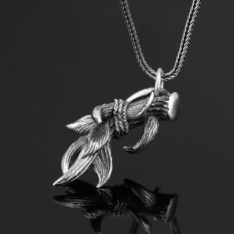 WorldNorse Halskette mit Hirschhörnern aus 925er Sterlingsilber