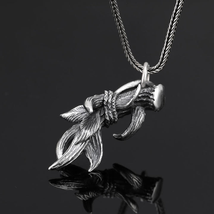 WorldNorse Halskette mit Hirschhörnern aus 925er Sterlingsilber