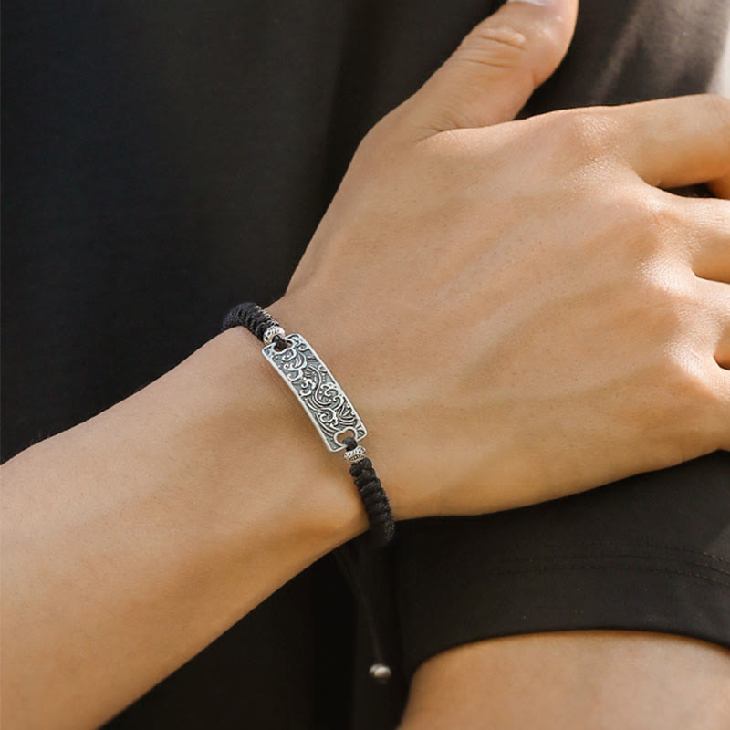 WorldNorse 925 Sterling Silber Wellen Armband