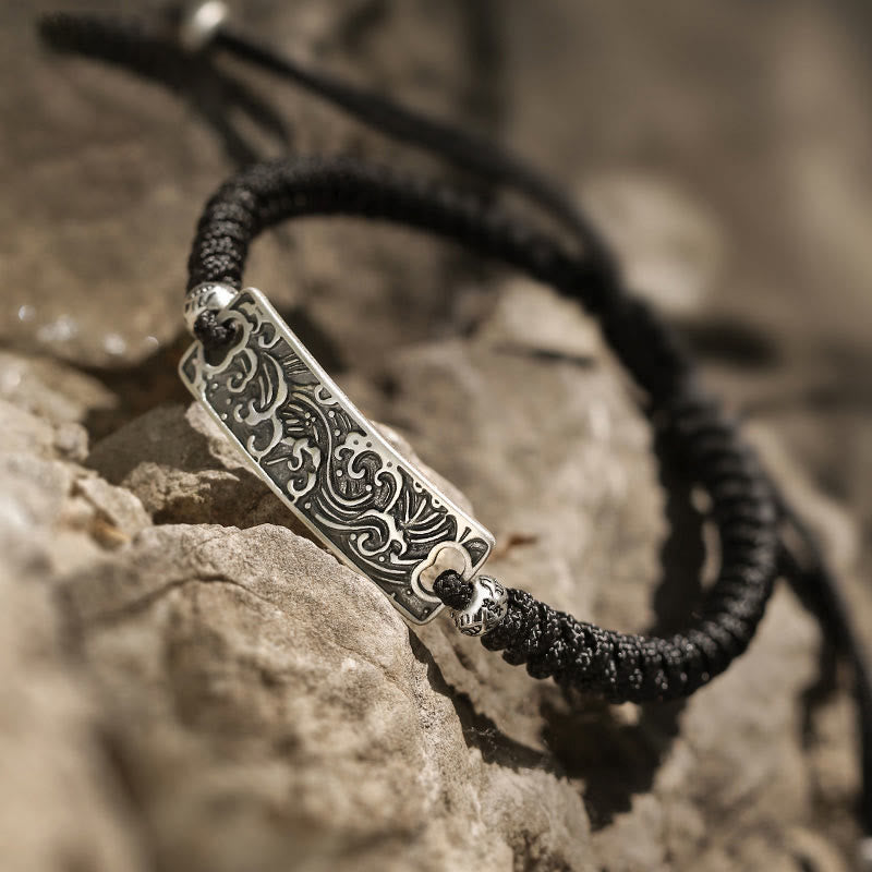 WorldNorse 925 Sterling Silber Wellen Armband