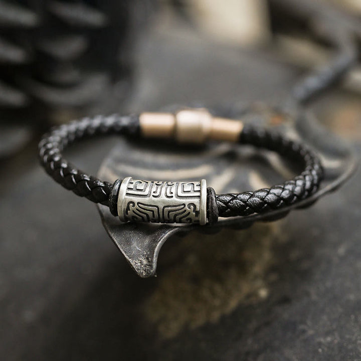 WorldNorse Taotie-Armband aus 925er Sterlingsilber