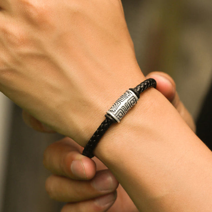 WorldNorse Taotie-Armband aus 925er Sterlingsilber