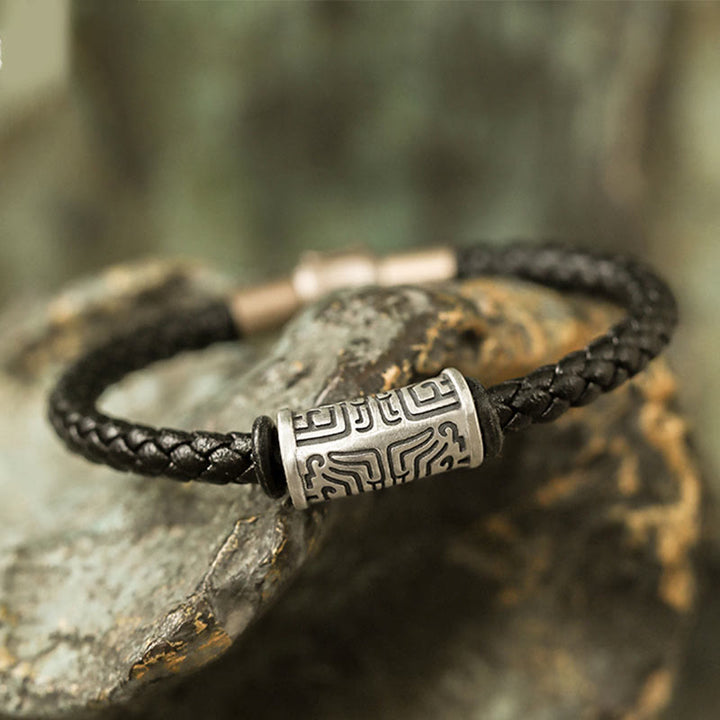 WorldNorse Taotie-Armband aus 925er Sterlingsilber