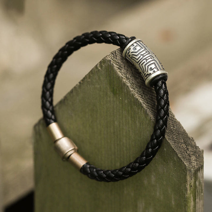 WorldNorse Taotie-Armband aus 925er Sterlingsilber