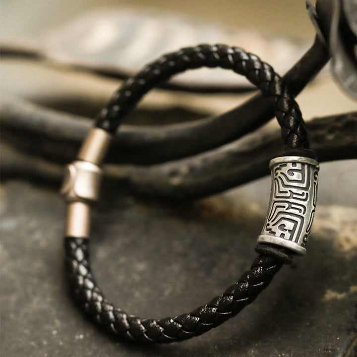 WorldNorse Taotie-Armband aus 925er Sterlingsilber