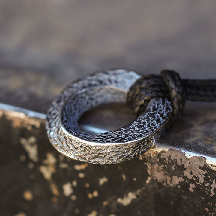 WorldNorse 925 Sterling Silber Mobius-Streifen-Halskette