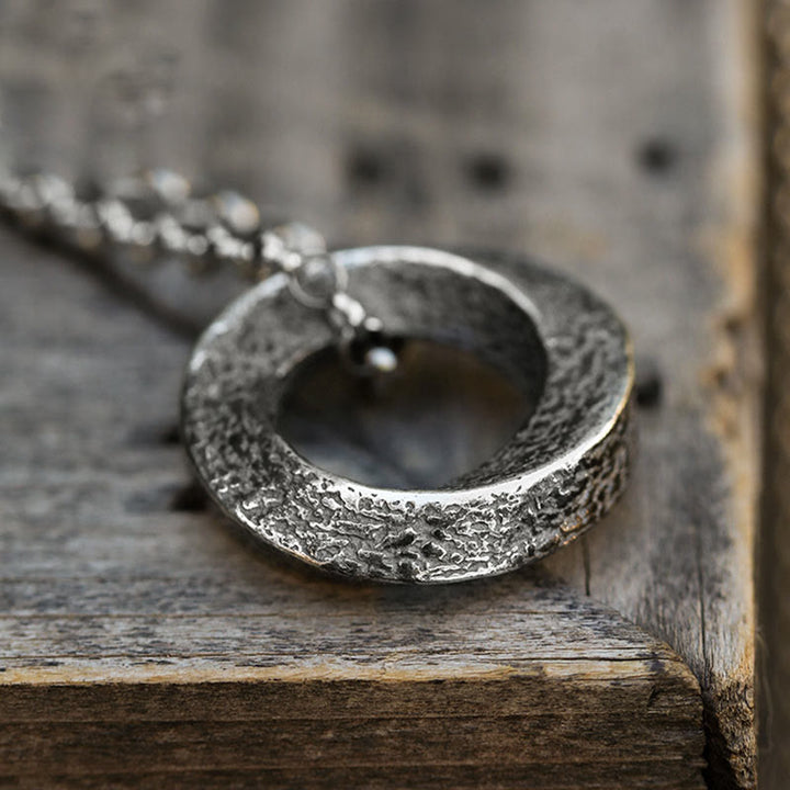 WorldNorse 925 Sterling Silber Mobius-Streifen-Halskette