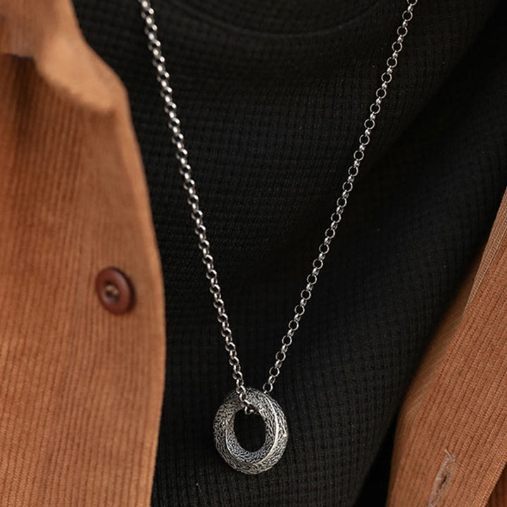 WorldNorse 925 Sterling Silber Mobius-Streifen-Halskette