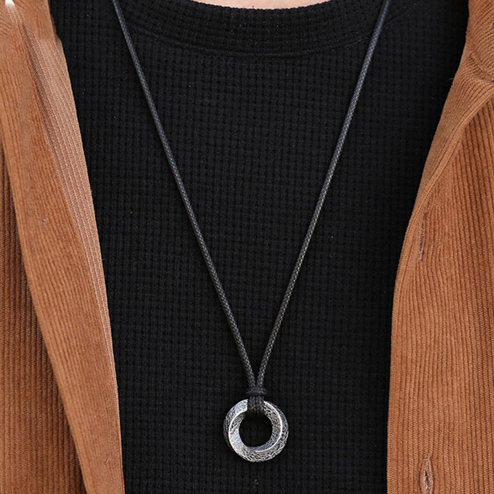 WorldNorse 925 Sterling Silber Mobius-Streifen-Halskette