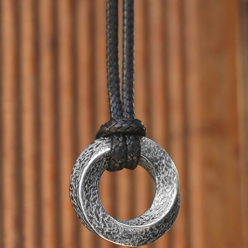 WorldNorse 925 Sterling Silber Mobius-Streifen-Halskette