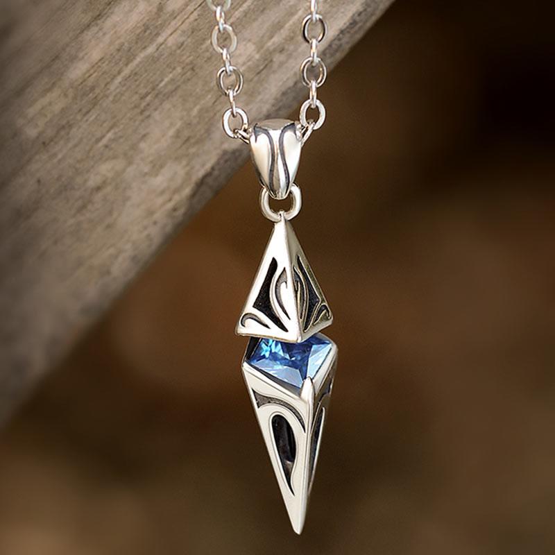 WorldNorse Starburst-Halskette aus 925er Sterlingsilber