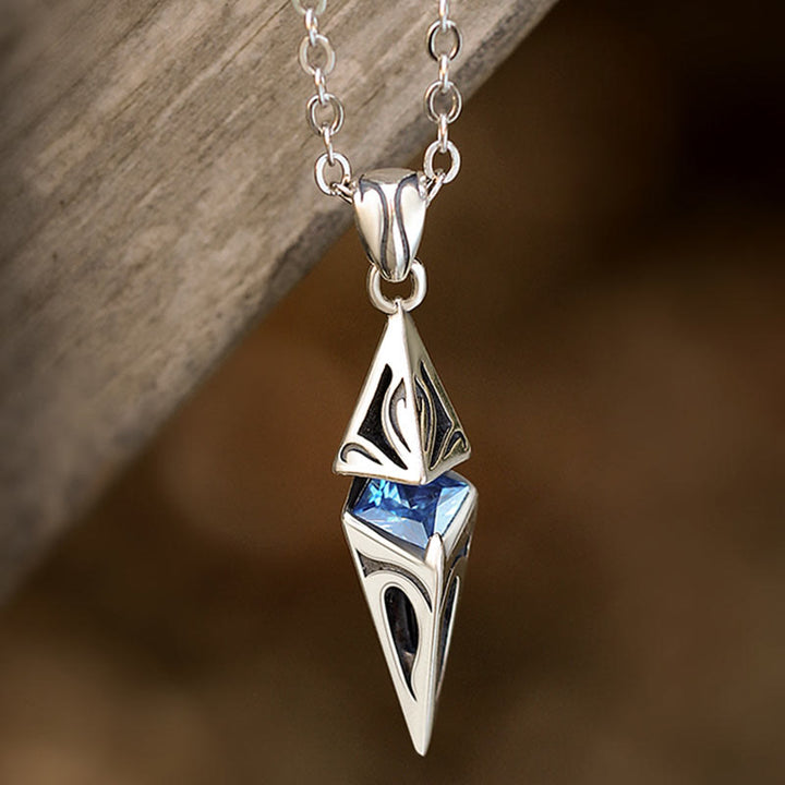 WorldNorse Starburst-Halskette aus 925er Sterlingsilber