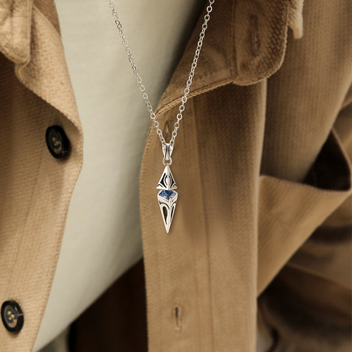 WorldNorse Starburst-Halskette aus 925er Sterlingsilber