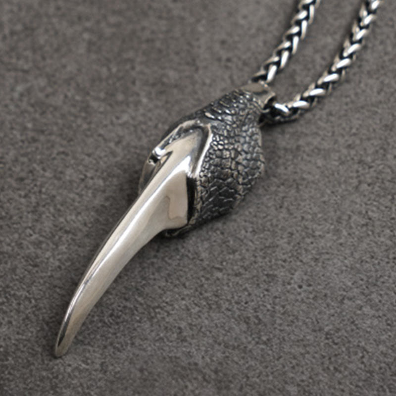 WorldNorse Halskette mit Nordischer Drache , 925er Sterlingsilber