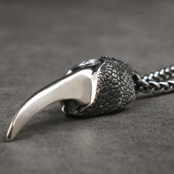 WorldNorse Halskette mit Nordischer Drache , 925er Sterlingsilber