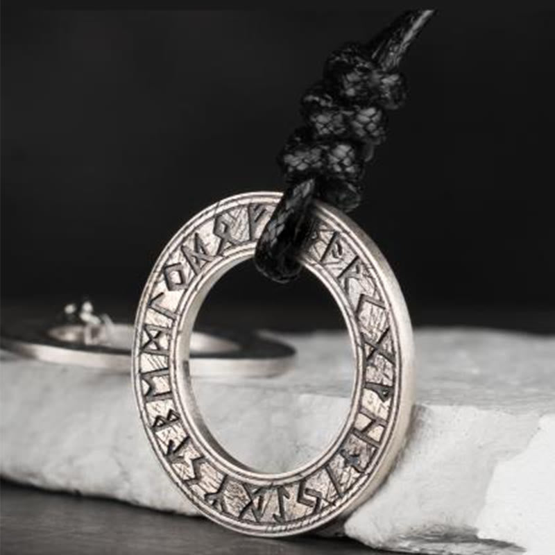WorldNorse 925 Sterling Silber Runen Halskette