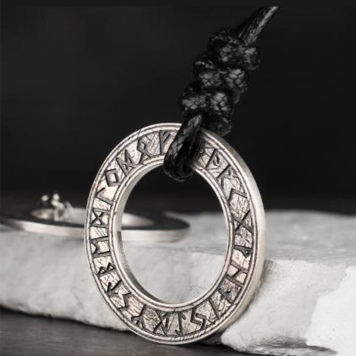 WorldNorse 925 Sterling Silber Runen Halskette
