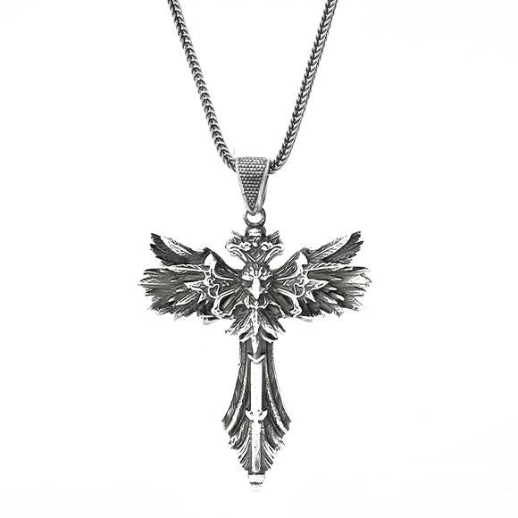 WorldNorse Halskette mit Raven , Sterlingsilber 925