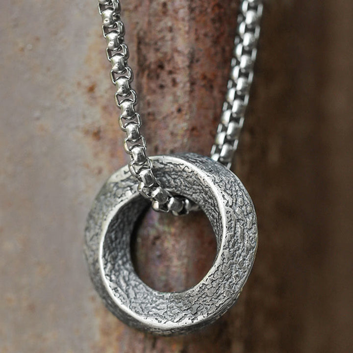 WorldNorse 925 Sterling Silber Mobius-Streifen-Halskette