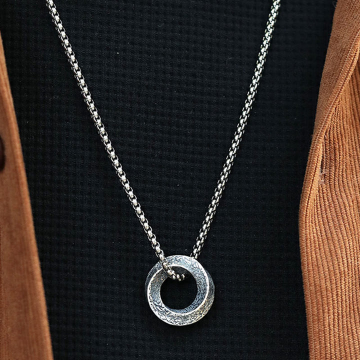 WorldNorse 925 Sterling Silber Mobius-Streifen-Halskette