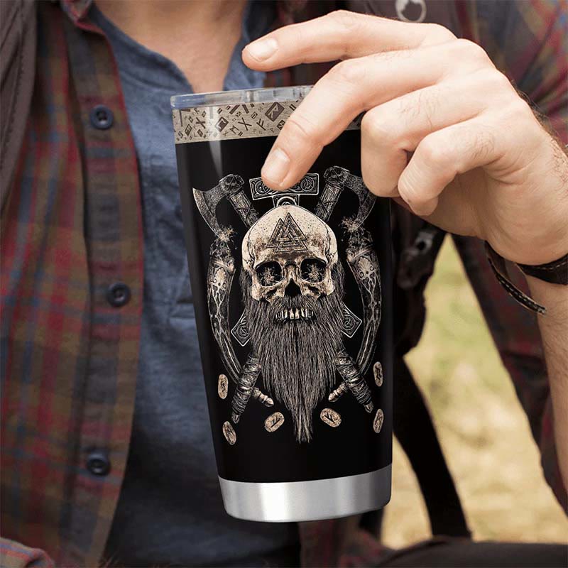 WorldNorse Beard Valhalla Nordische Mythologie Krieger Becher