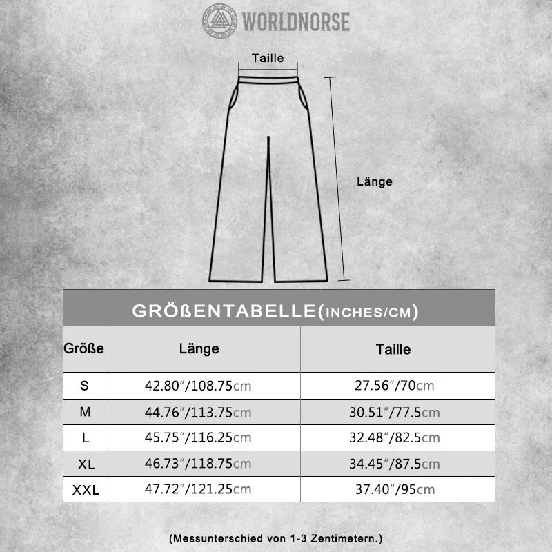 WorldNorse Mittelalterliches Wikinger-Kostümset, 2-teilig