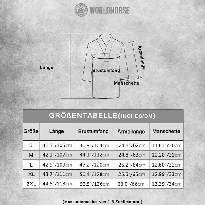 WorldNorse Mittelalterliches Ritterkostüm mit geschlitztem Halsausschnitt