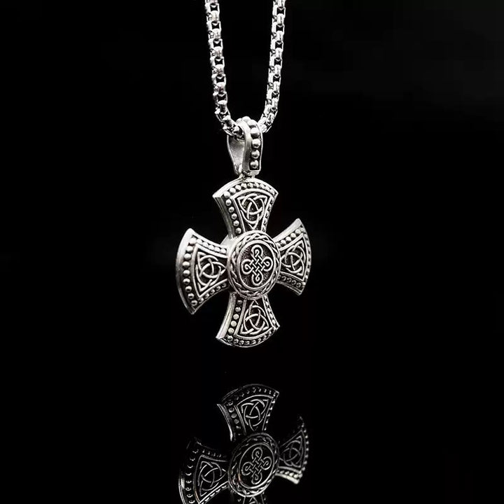 WorldNorse Halskette mit Keltischer Knoten und Triquetra -Anhänger aus 925er Sterlingsilber