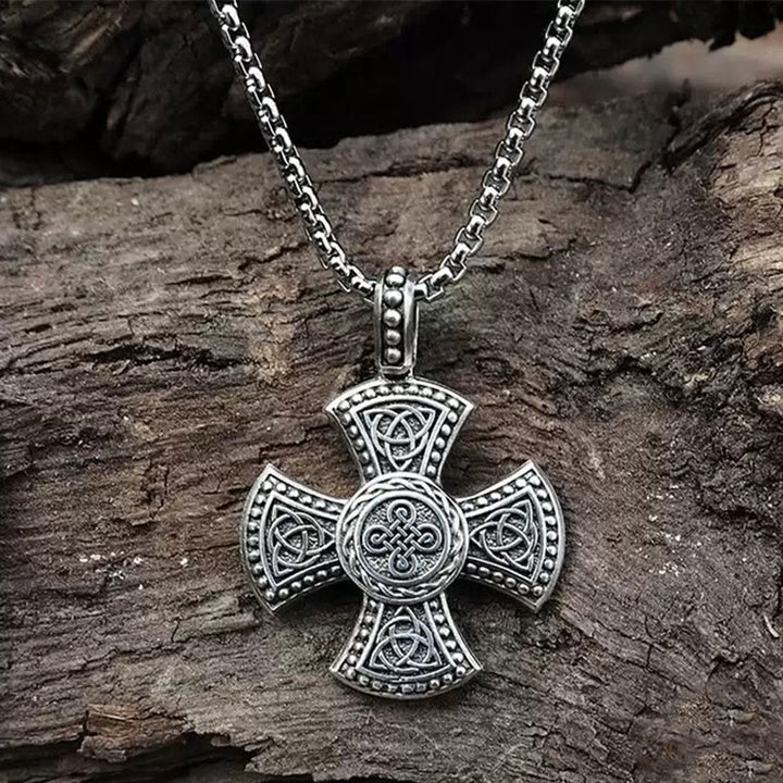 WorldNorse Halskette mit Keltischer Knoten und Triquetra -Anhänger aus 925er Sterlingsilber