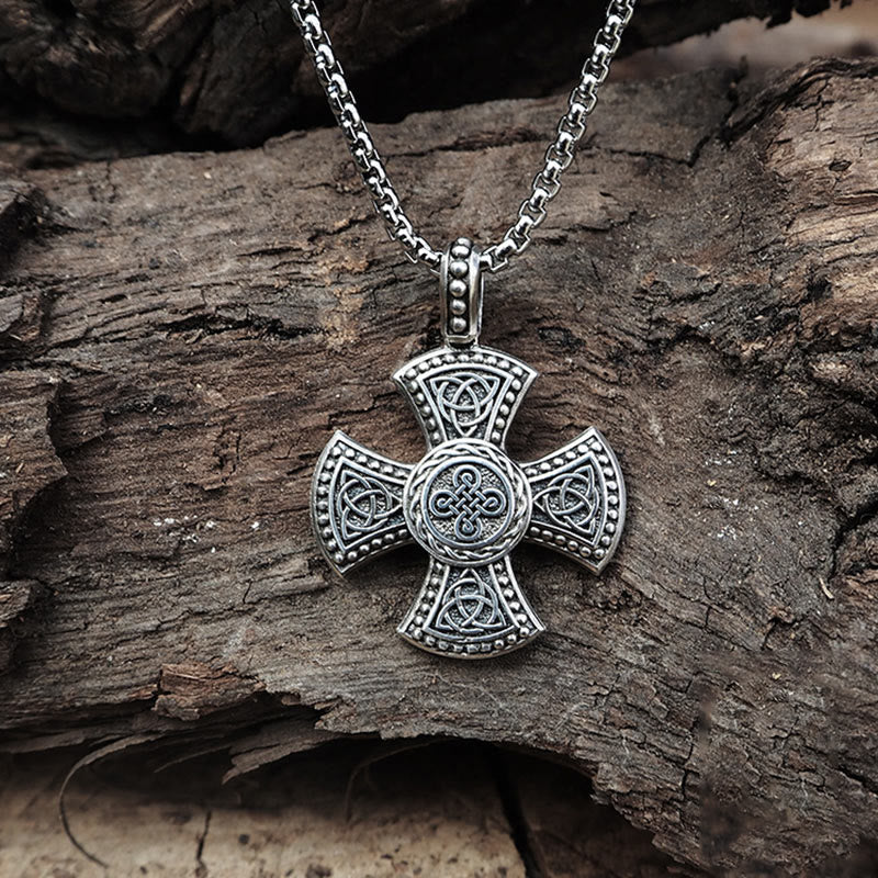 WorldNorse Halskette mit Keltischer Knoten und Triquetra -Anhänger aus 925er Sterlingsilber