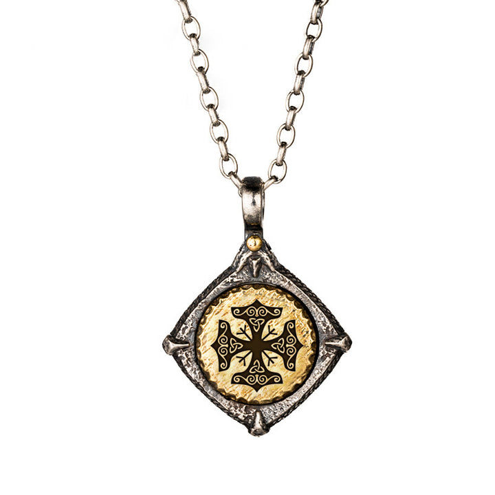 WorldNorse Halskette „Helm der Ehrfurcht“ aus 925er Sterlingsilber - Mjölnir#Kette - image 5