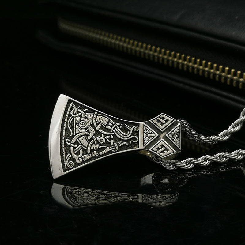 WorldNorse Halskette aus 925er Sterlingsilber mit Wikinger Axt - image 5