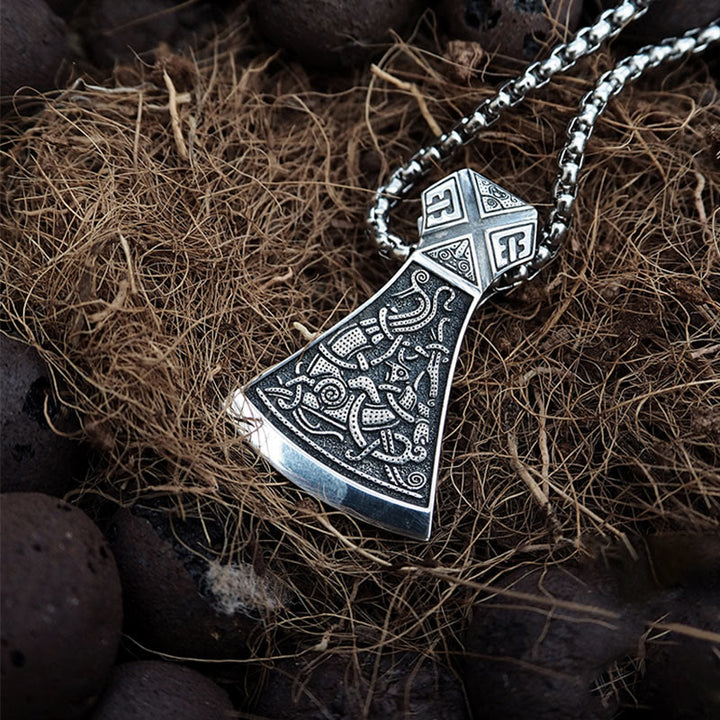WorldNorse Halskette aus 925er Sterlingsilber mit Wikinger Axt - image 7