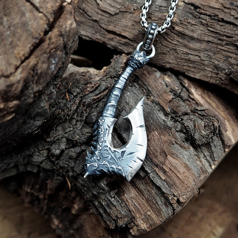 WorldNorse Halskette aus 925er Sterlingsilber mit Wikinger Axt und Gorehowl - image 5