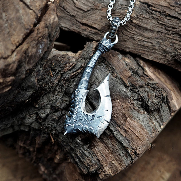 WorldNorse Halskette aus 925er Sterlingsilber mit Wikinger Axt und Gorehowl - image 5