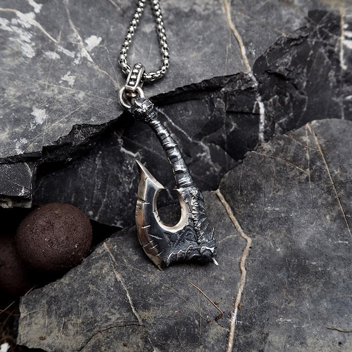 WorldNorse Halskette aus 925er Sterlingsilber mit Wikinger Axt und Gorehowl - image 7