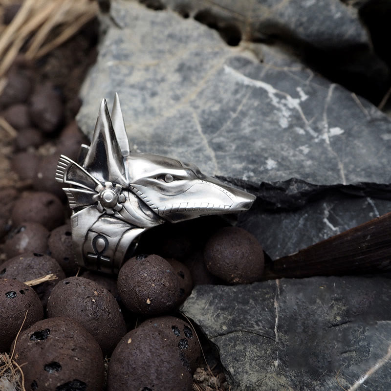 WorldNorse Anubis-Ring aus 925er Sterlingsilber im gotischen Stil - image 7
