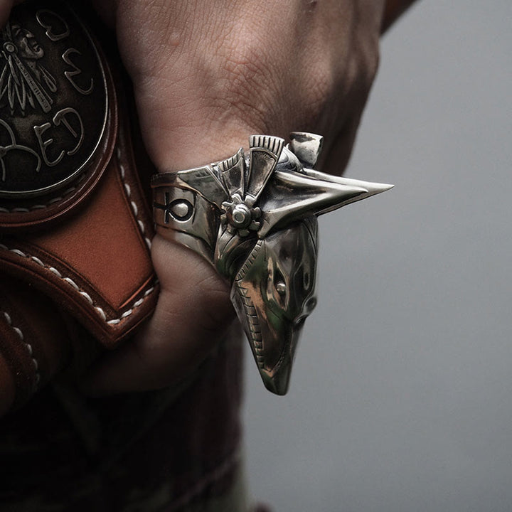WorldNorse Anubis-Ring aus 925er Sterlingsilber im gotischen Stil - image 10