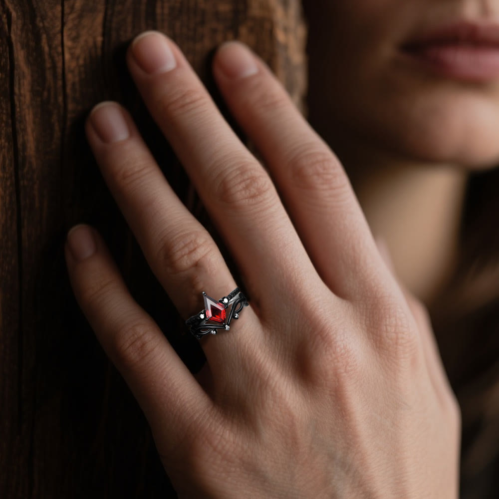 WorldNorse Nordisches Mitternachtszauber-Ringset - image 7