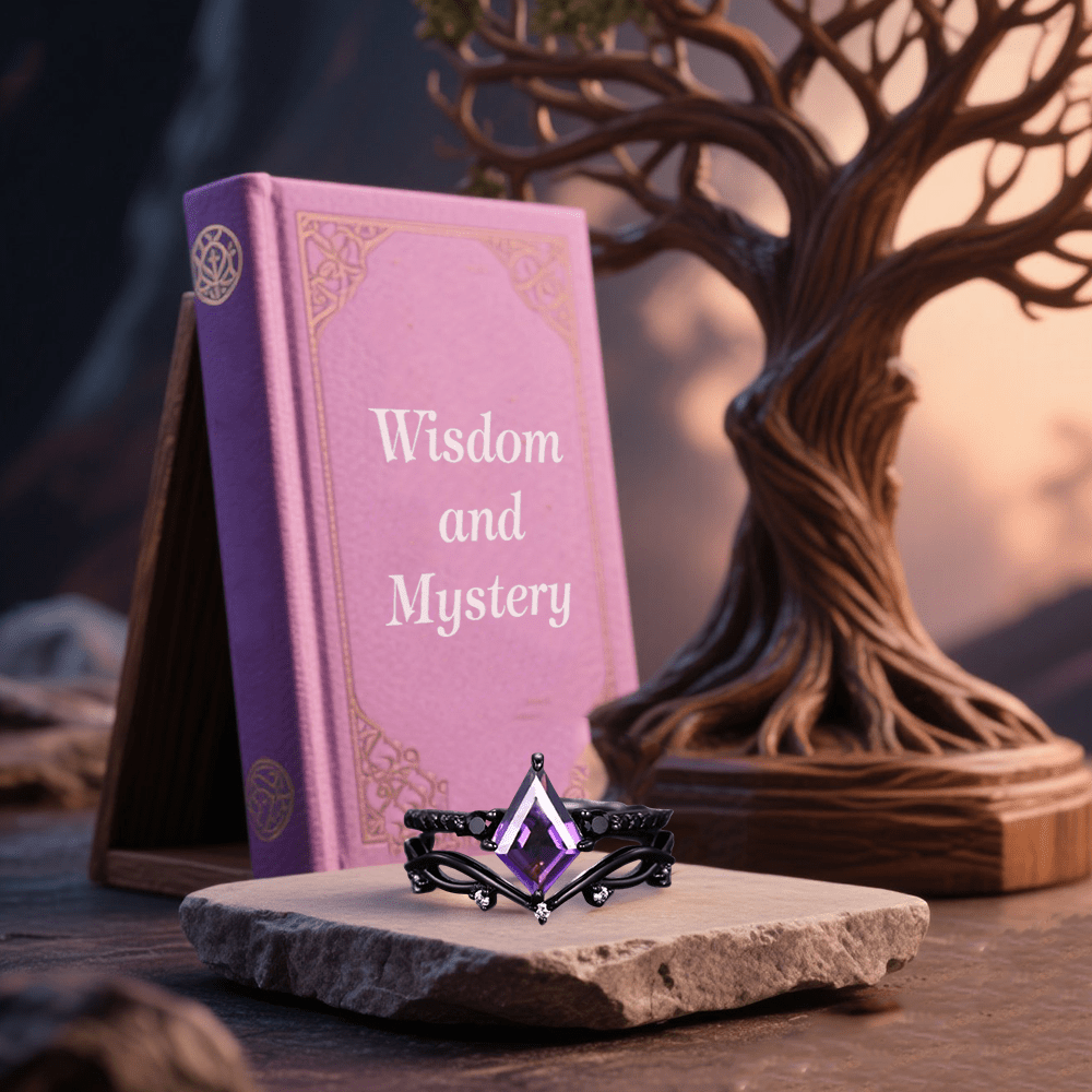 WorldNorse Nordisches Mitternachtszauber-Ringset - image 4