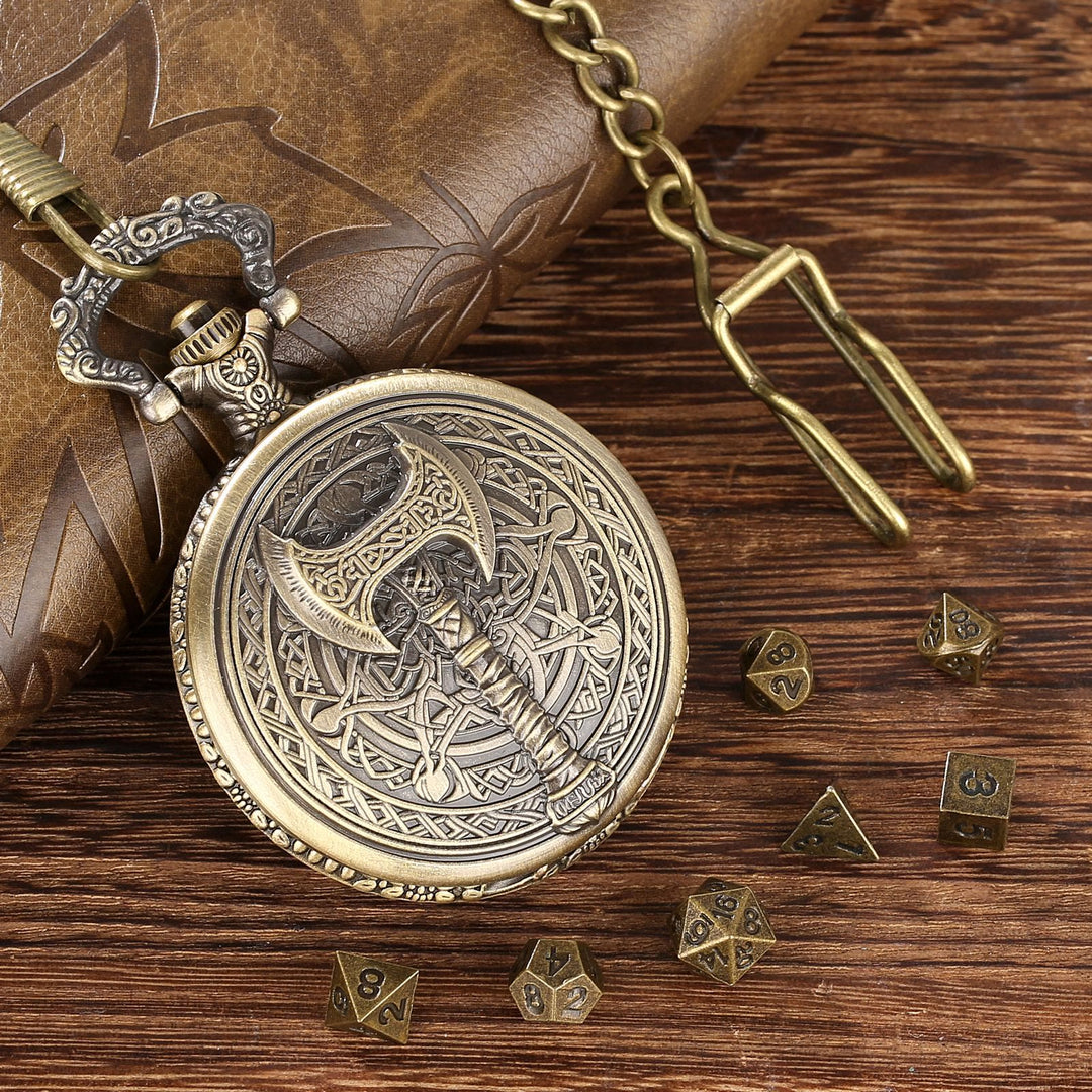 WorldNorse Wikinger Axt, dreidimensionale Würfel-Hüftkette - image 2