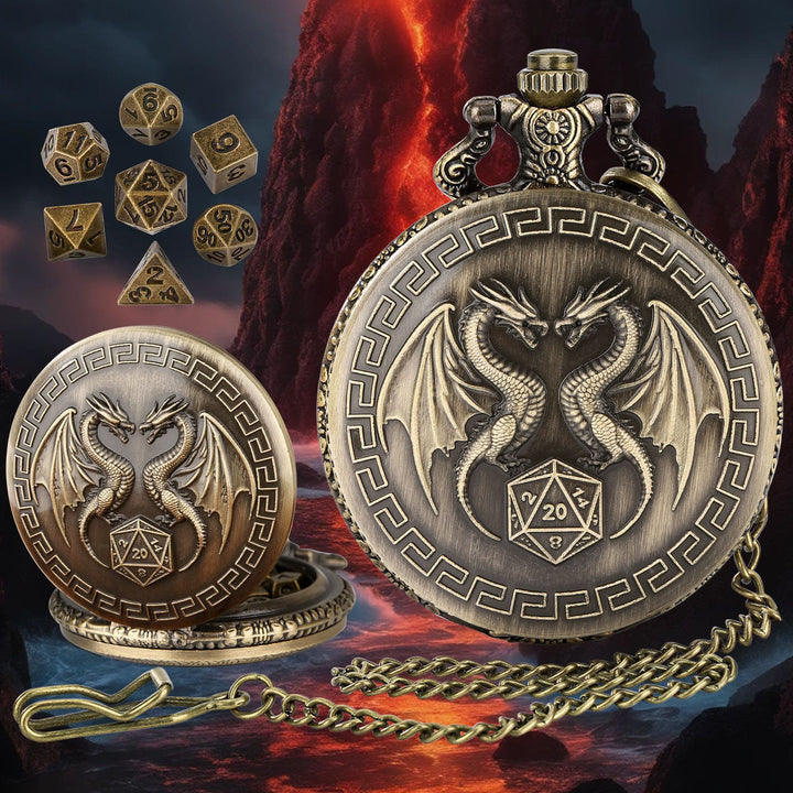 WorldNorse Doppeldrache Polyedrische Würfel Taillenkette - image 2