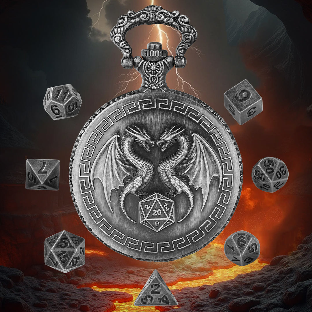 WorldNorse Doppeldrache Polyedrische Würfel Taillenkette - image 9