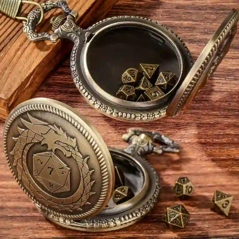 WorldNorse Bronze Drachen Mini Würfel Taille Kette - image 4